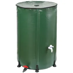 Garden Pleasure Wassertank 750L faltbar Grün Tank mit Hahn Garten Camping