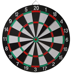 Dartboard with 6 darts