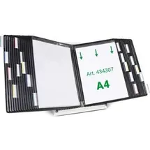 Tarifold Sichttafelsystem 434307 DIN A4 schwarz mit 30 Sichttafeln, 1 St.