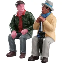 Lemax - CHATTING With Old FRIENDS, SET OF 2