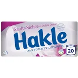 Hakle Toilettenpapier Sanft & sicher 4-lagig, 20 Rollen