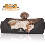 Knuffelwuff Tierbett Hundebett Outback, Orthopädisch braun 63 cm x 85 cm