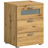 MID.YOU Xonox Nachttisch, Braun, Holzwerkstoff, 45x60x40 cm)