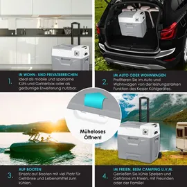 Kesser Kompressorkühlbox 50 l grau