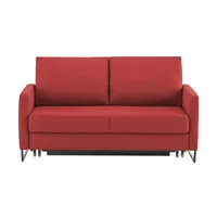 Sofa.de Schlafsofa aus Flachgewebe ¦ rot ¦ Maße (cm): B: 160 H: 90 T: 95.0