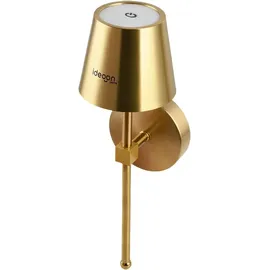 ideoon lights Elegante LED Wandleuchte (2er-Set) 44 hochwertige LEDs Gold
