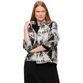 Ulla Popken Blazer beige | schwarz 42