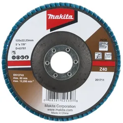 Makita Schleifscheibe - für Metall, Edelstahl, nicht eisenhaltiges Metall