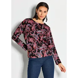 Madeleine Ethno Sweatshirt Schwarz/Rot/Multicolor 36