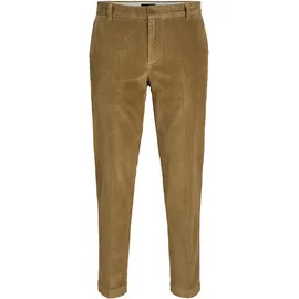 JACK & JONES "JPSTACE JJCORDUROY CHINO SN", Damen, Gr. 28, Länge 32, braun (e.wood), Web, Obermaterial: 98% Baumwolle, 2% Elasthan, unifarben, regular fit normal, Hosen