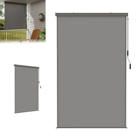 LZQ Seitenmarkise 250 x 160 cm Beige Polyester