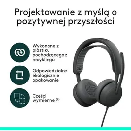 Logitech Zone Wired 2 MS Grafit 981-001619