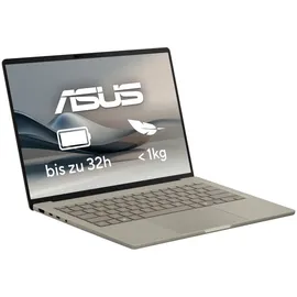 Asus ZenBook A14 14'' Qualcomm Snapdragon X X1-26-100 16 GB RAM 1 TB SSD Qualcomm Adreno Windows 11 Home Grau