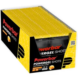 Powerbar PowerGel Shots Orange 24x60g - High Carb Energie Gummis + Vitamin B6 EINHEITSFARBE 24 x 60 g