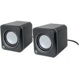 Manhattan 2600 Serie Lautsprechersystem schwarz/silber (166898)