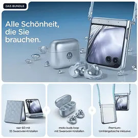 Motorola Razr 60 8 GB RAM 256 GB + Moto Buds Loop Ice Melt