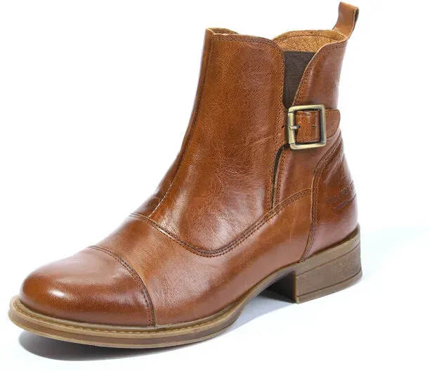 TPN 103 TenPoints Pandora 60002-319-cognac Booties braun 42 - TPN 103