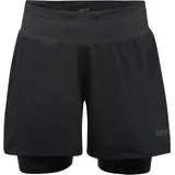 Gore Wear R5 2in1 Damenshorts Schwarz XXS