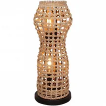 Licht-Erlebnisse Laukirch 60 cm E27 Schwarz/Natur