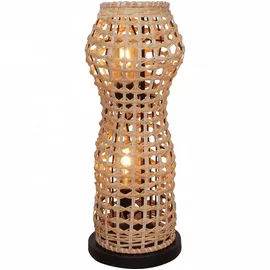 Licht-Erlebnisse Laukirch 60 cm E27 Schwarz/Natur