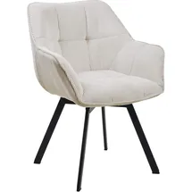 CLP Esszimmerstuhl Jordi Cord creme