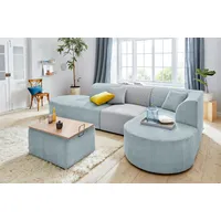 andas Sofa-Eckelement »Alesund«, als Einzelelement oder Modulteil blau