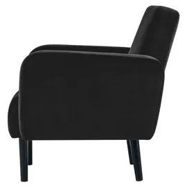Paperflow Sessel LISBOA Stoff 124,0 x 81,5 x 83,0 cm schwarz