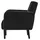 Paperflow Sessel LISBOA Stoff 124,0 x 81,5 x 83,0 cm schwarz