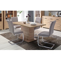 Esstisch Säulentisch Küchentisch Holztisch Tisch 160-200x90cm Alteiche 61881066
