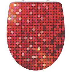 Duroplast HG WC-Sitz RED GLITTER