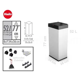 HAILO Big-Box Swing 60 l schwarz