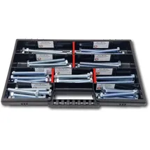 Schraubenbox24 Sechskantschrauben Sortiment M8 60 mm - 100 mm 65 Stück