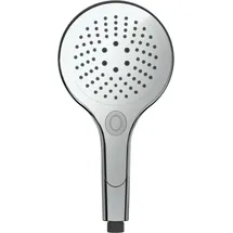 Wenko - Duschkopf Basic Chrom ø 15 cm, ø 15 cm, Silber glänzend, Kunststoff (abs) chrom - silber glänzend