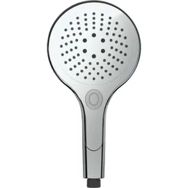 Wenko - Duschkopf Basic Chrom ø 15 cm, ø 15 cm, Silber glänzend, Kunststoff (abs) chrom - silber glänzend