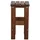 Fun Star Tessin Barhocker 39 x 39 x 76 cm Braun