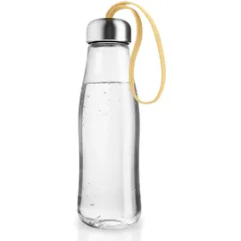 eva solo Wasserflasche 0,5 l zitronengelb aus Glas