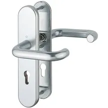HOPPE Schutz-Drückergarnitur Langschild grau FS-138F/3331/3310