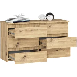 Milord Kommode CL100 100 x 57 x 35 cm Artisan Eiche