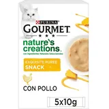 Purina Gourmet Nature ́s Creations 5x10g Katzenfutter Mit Püree Mit Hühnchen 11 Einheiten - Multicolor - One Size