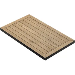 YACHT STEEL | Gastro CDF Außen Tischplatte | 120 x 70 x 4,2 cm | Eiche | Rechteckig