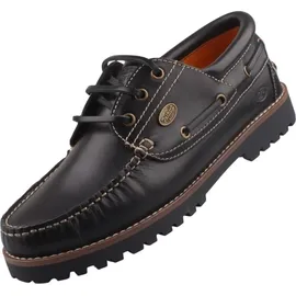 Dockers by Gerli Herren Bootsschuhe, Männer Bootsschuhe,Mokassins,Sommerschuhe,Boat-Shoes,sportlich,Segelschuhe,docksider,schwarz,41 EU - 41