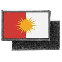 Aufnäher patch aufbügler gedruckt flagge fahne yazidi yezidi