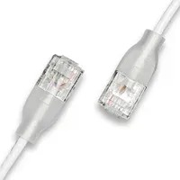 Wantec Patchkabel UTP CAT6a eGlow d=2,8mm 5,00m weiß