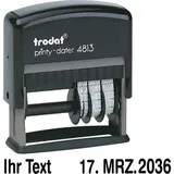 Trodat Printy 4813 Datumstempel, + Text