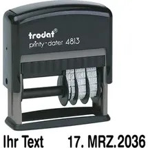 Trodat Printy 4813 Datumstempel, + Text