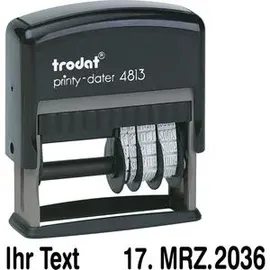 Trodat Printy 4813 Datumstempel, + Text
