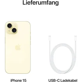 Apple iPhone 15 128 GB Gelb