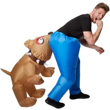 Tectake tectake® Selbstaufblasbares Kostüm Hund