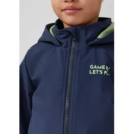 s.Oliver Regular Fit Softshell-Jacke mit Kapuze, Marine, 92
