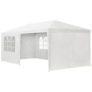 Juskys Partyzelt 3 x 6 m Weiß